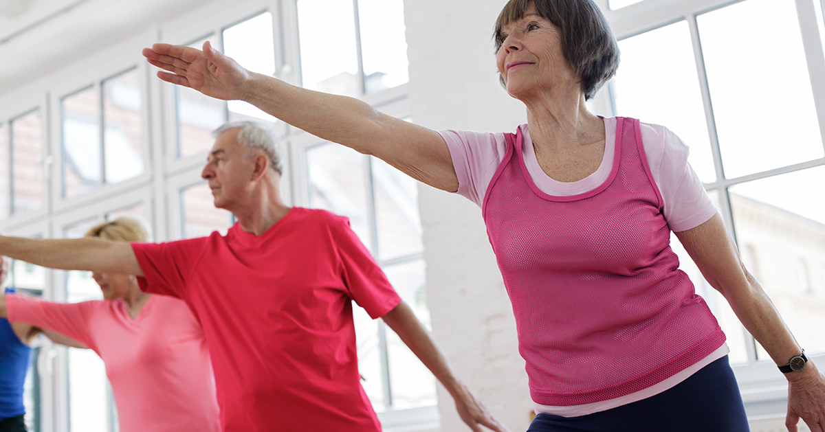 The Power of Peers: Who influences your health? 1 senior balance